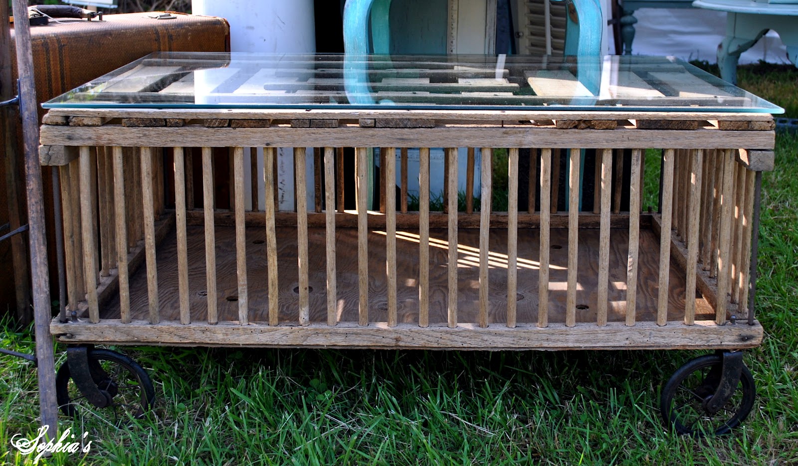 Chicken Crate Coffee Table
