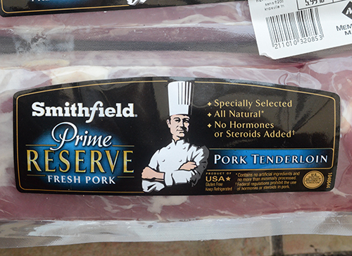 Smithfield Prime Reserve pork tenderloins are 20% more tender than non-enhanced competitors.  Better pork, less junk.