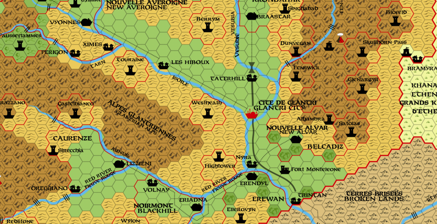 Glantri Hex Map