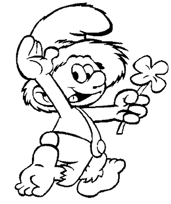 smurfs coloring pages free - photo #10