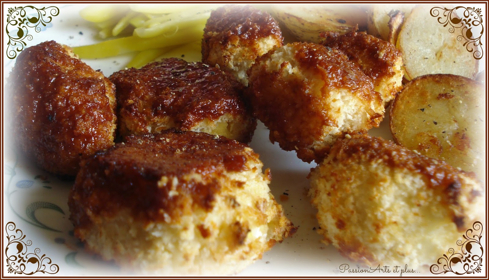 Les recettes de Passionarts et plus... Croquettes de tofu