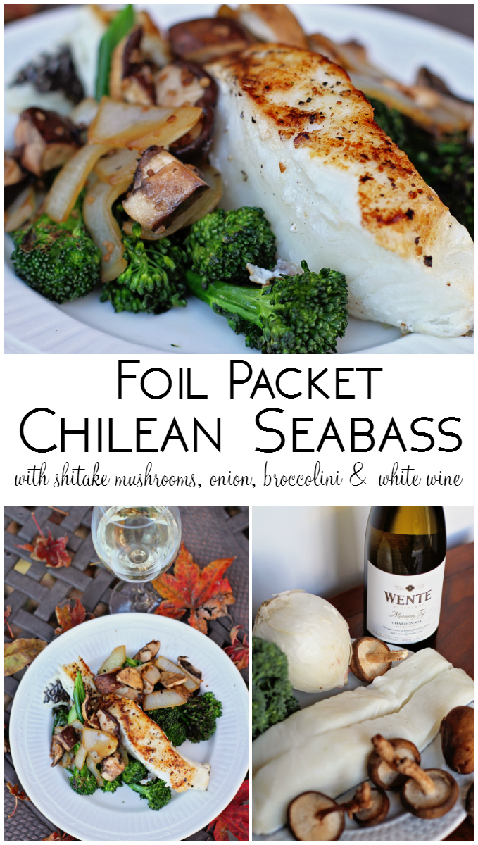 Running from the Law Foil Packet Steamed Sea Bass with Vegetables