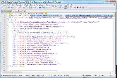 Belajar Notepad++ ~ Refleksiku untuk Pencerahan