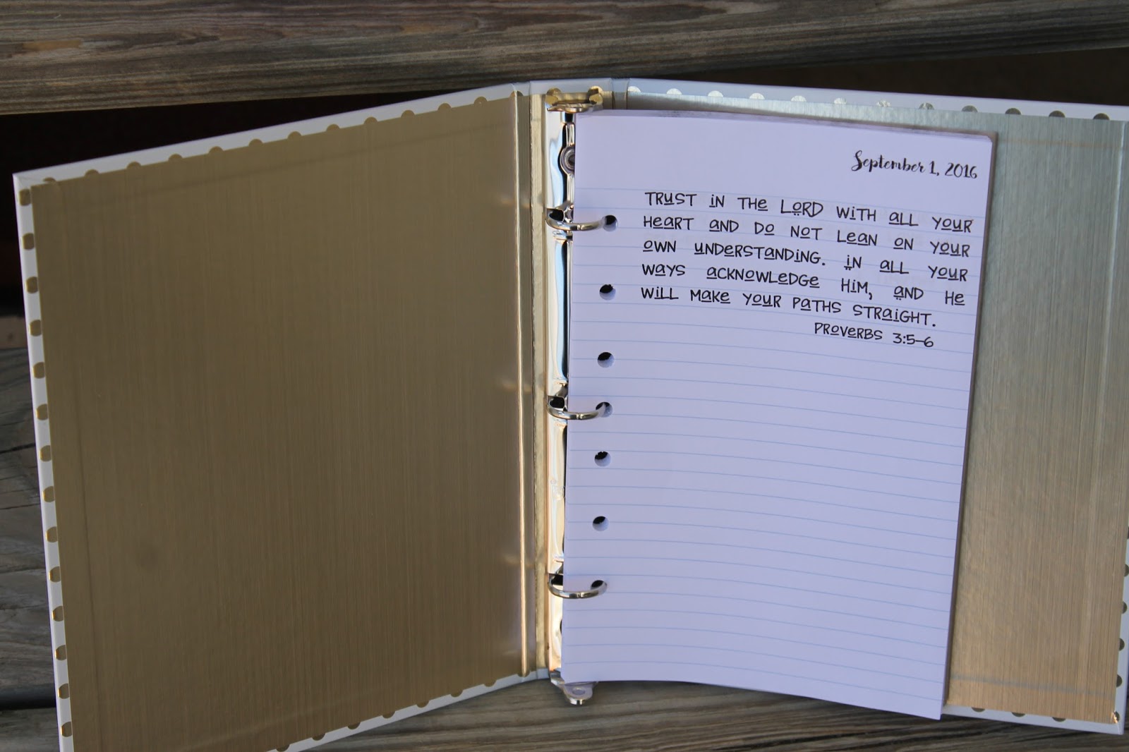 Lyndi s Projects DIY Daily Prayer Journal