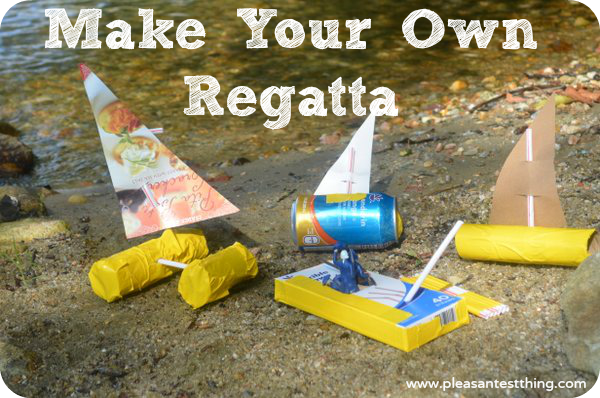 Make your own boat from recycled materials