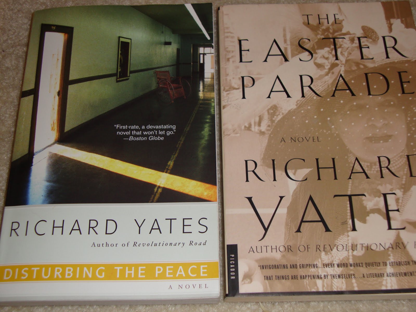Bibliophile By the Sea Richard Yates Giveaway Easter Parade and Disturbing the Peace