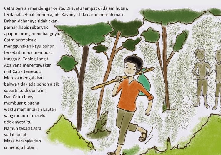 Dongeng dan Cerita Anak Bergambar: TEBING LANGIT & LAUTAN