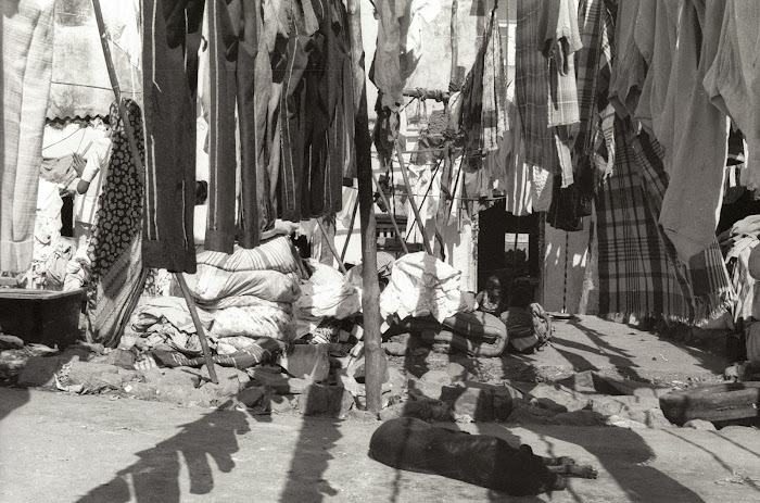 Mumbai, blanchisseurs, Dhobi, Malabar Hill, © L. Gigout, 1991