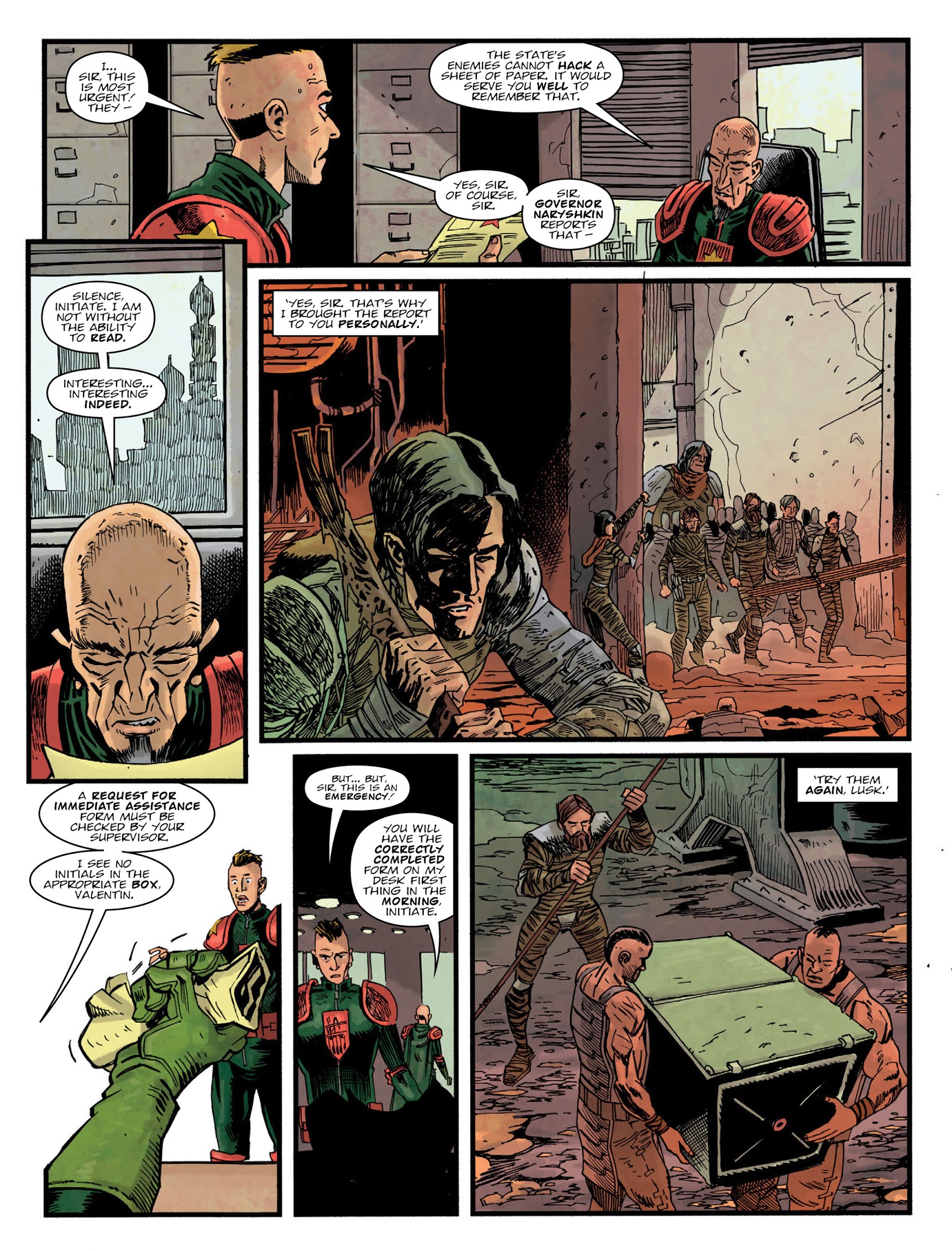 Read online 2000 AD comic -  Issue #2055 - 7