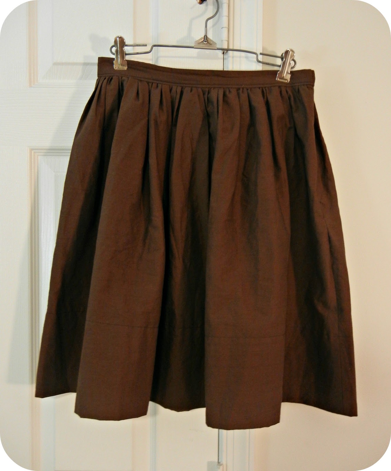 Sewin' Steady Finished Project Gathered Skirt (and a little road trip)