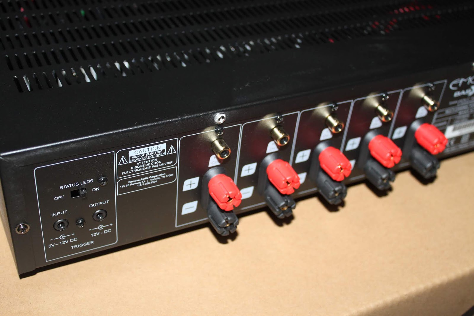 Stereowise Plus Emotiva BasX A500 5 Channel Home Theater Amp Review