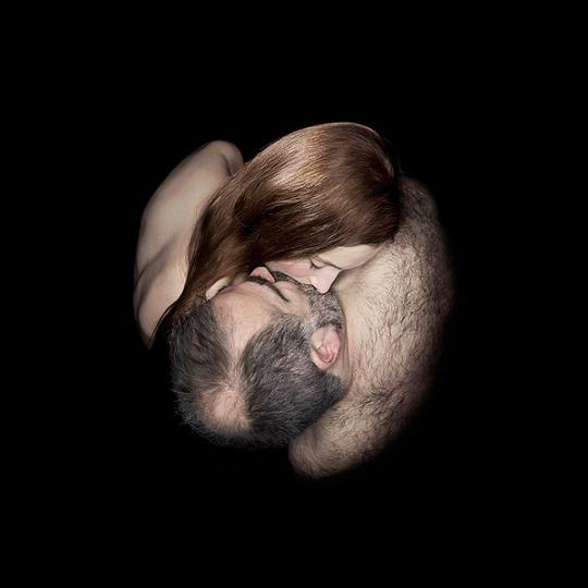 andy barter fotografia casais beijando de cima beijo ying yang