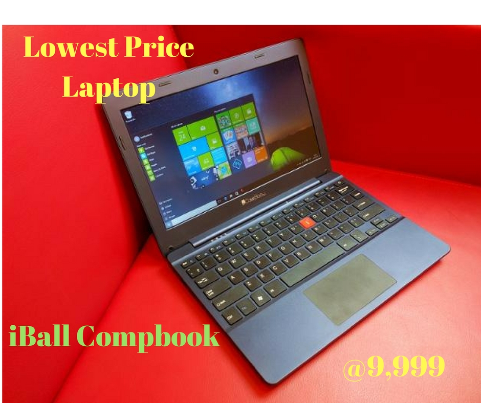India’s cheapest Laptop iBall Compbook