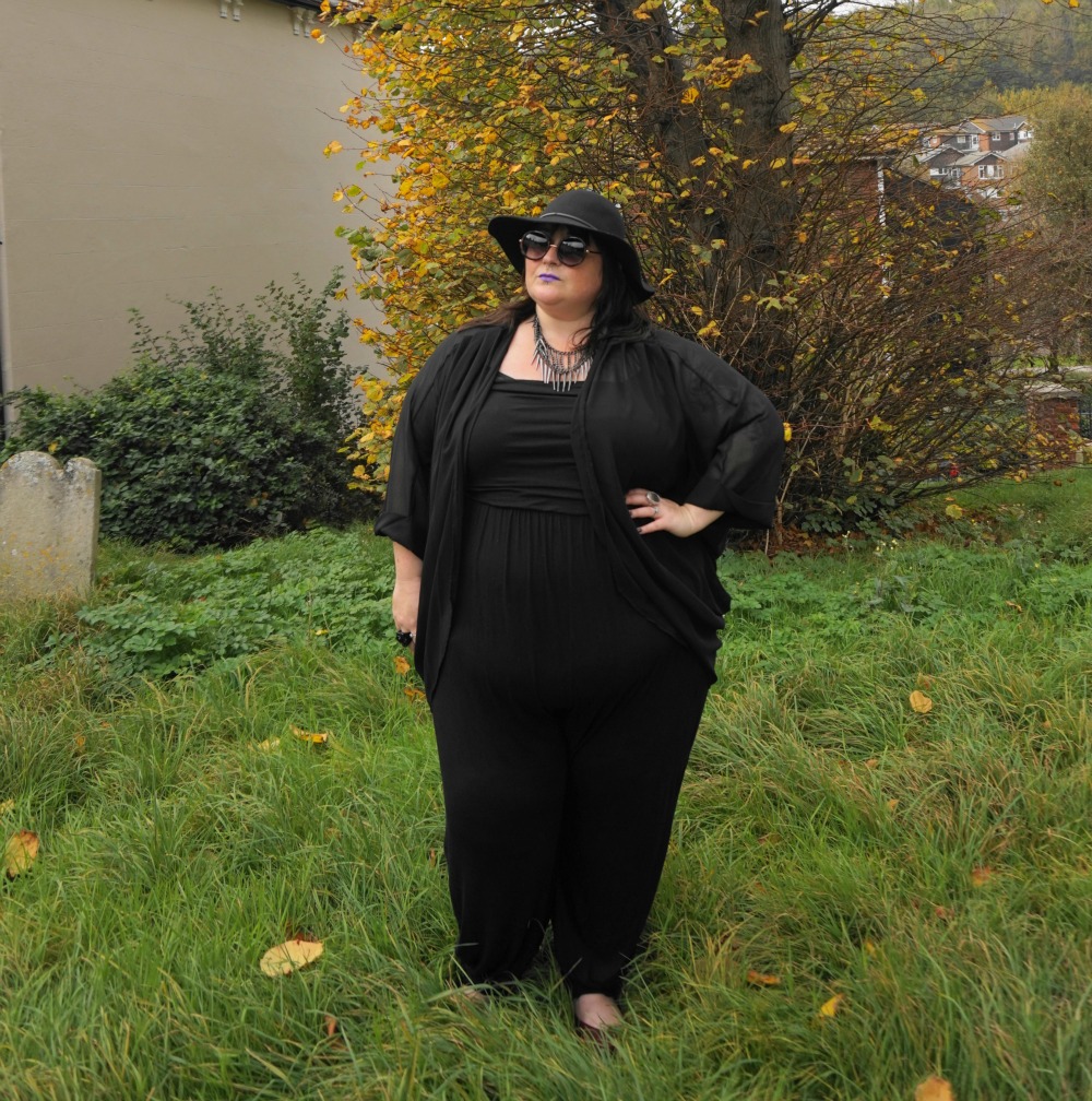 PLUS SIZE WITCHY GOTHIC OOTD INSPIRED BY AMERICAN HORROR STORY COVEN ALTERNATIVE CURVES GOTHIC PLUS SIZE