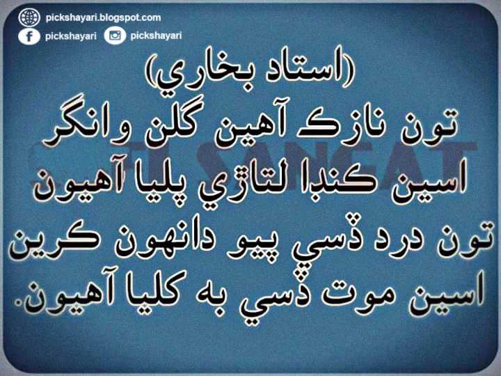 sindhi culture poetry