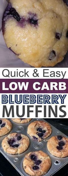 Best Low Carb Blueberry Muffins
