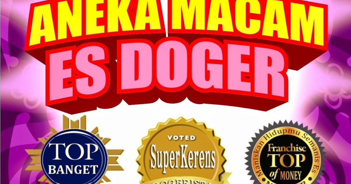 Banner Es Doger kumpulan contoh spanduk