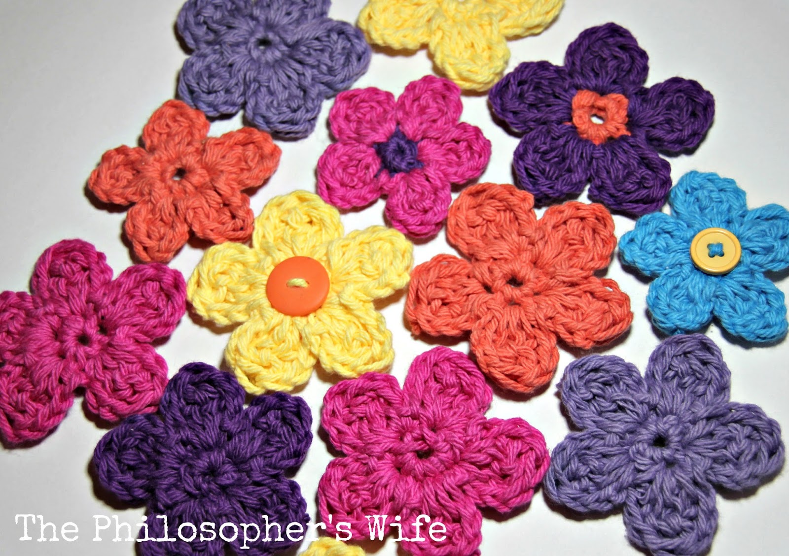 The Philosopher's Wife Free Crochet Pattern Treble Cluster Flower