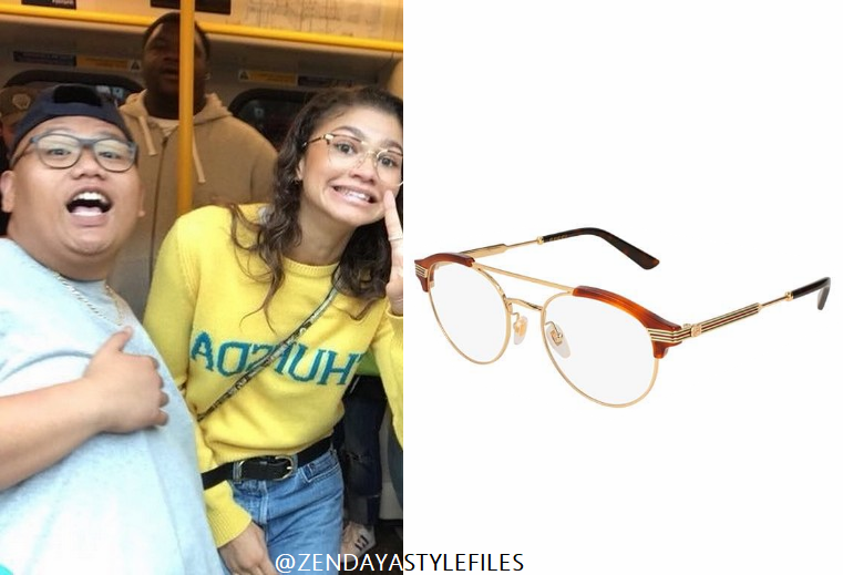 zendaya gucci glasses