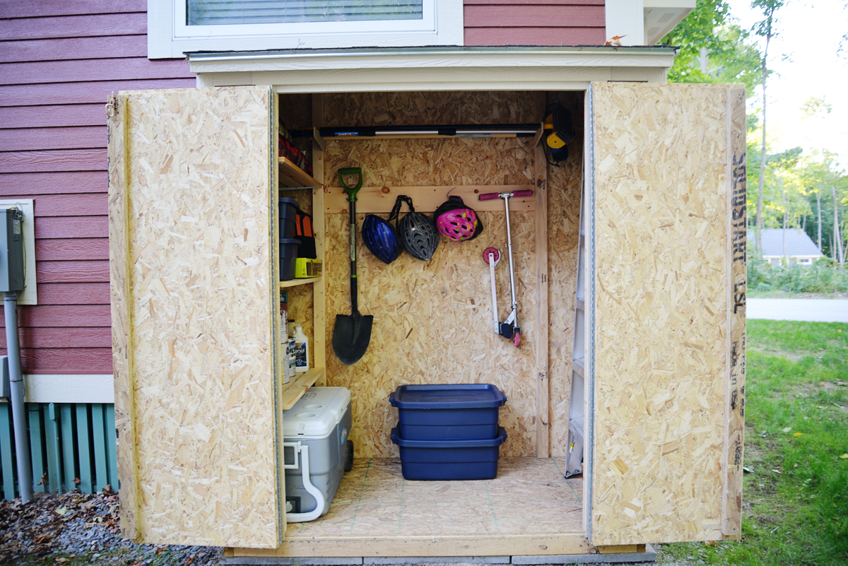 Building A Home Depot Storage Shed Part II Shed Organization
