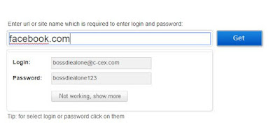 trovare password siti