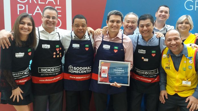 Sodimac Brasil está entre as Melhores Empresas para Trabalhar no Varejo