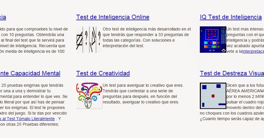 Vive Que No Es Poco Test De Inteligencia
