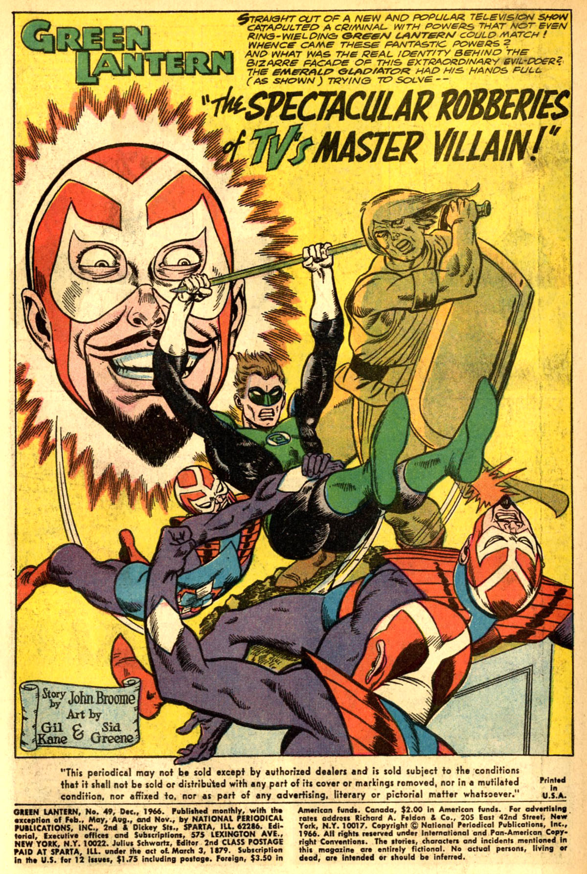 Read online Green Lantern (1960) comic -  Issue #49 - 3