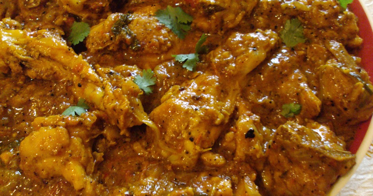 Pepper Chicken Masala / Spicy Chicken Masala Curry