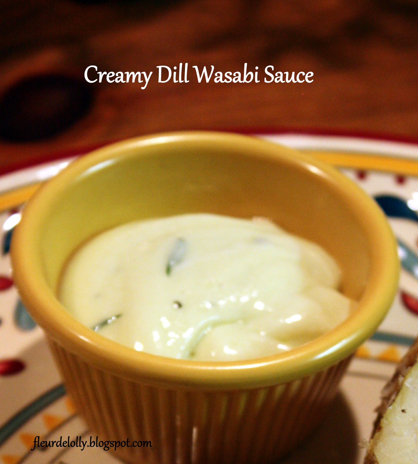 Fleur de Lolly Creamy Dill Wasabi Sauce