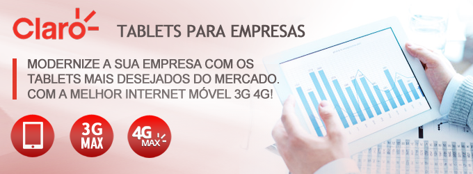 Tablets para empresas: Modernize a sua empresa com os melhores tablets do mercado! Combine com planos de internet móvel da Claro para se comunicar e navegar. Informações ligue (11) 2823-6823