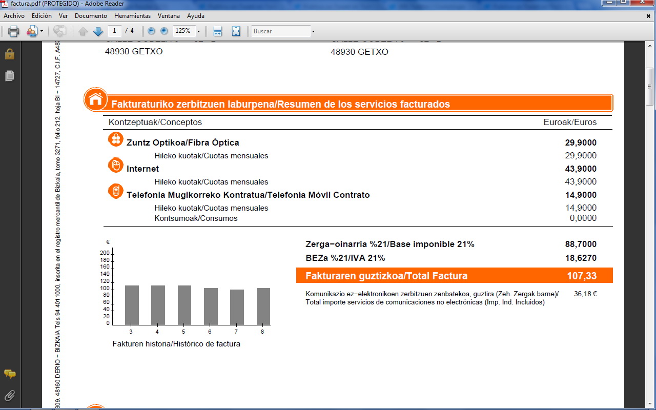 Contratar Orange Adsl Fibra tel fono gratis