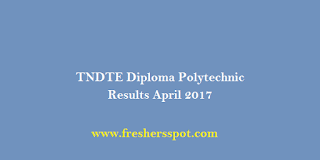 TNDTE Diploma Polytechnic Results April 2017 