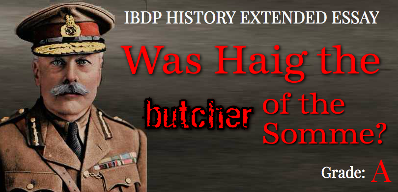 Haig butcher of the somme