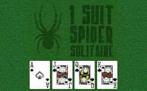 1 Takım Örümcek İskambili - 1 Suit Spider Solitaire