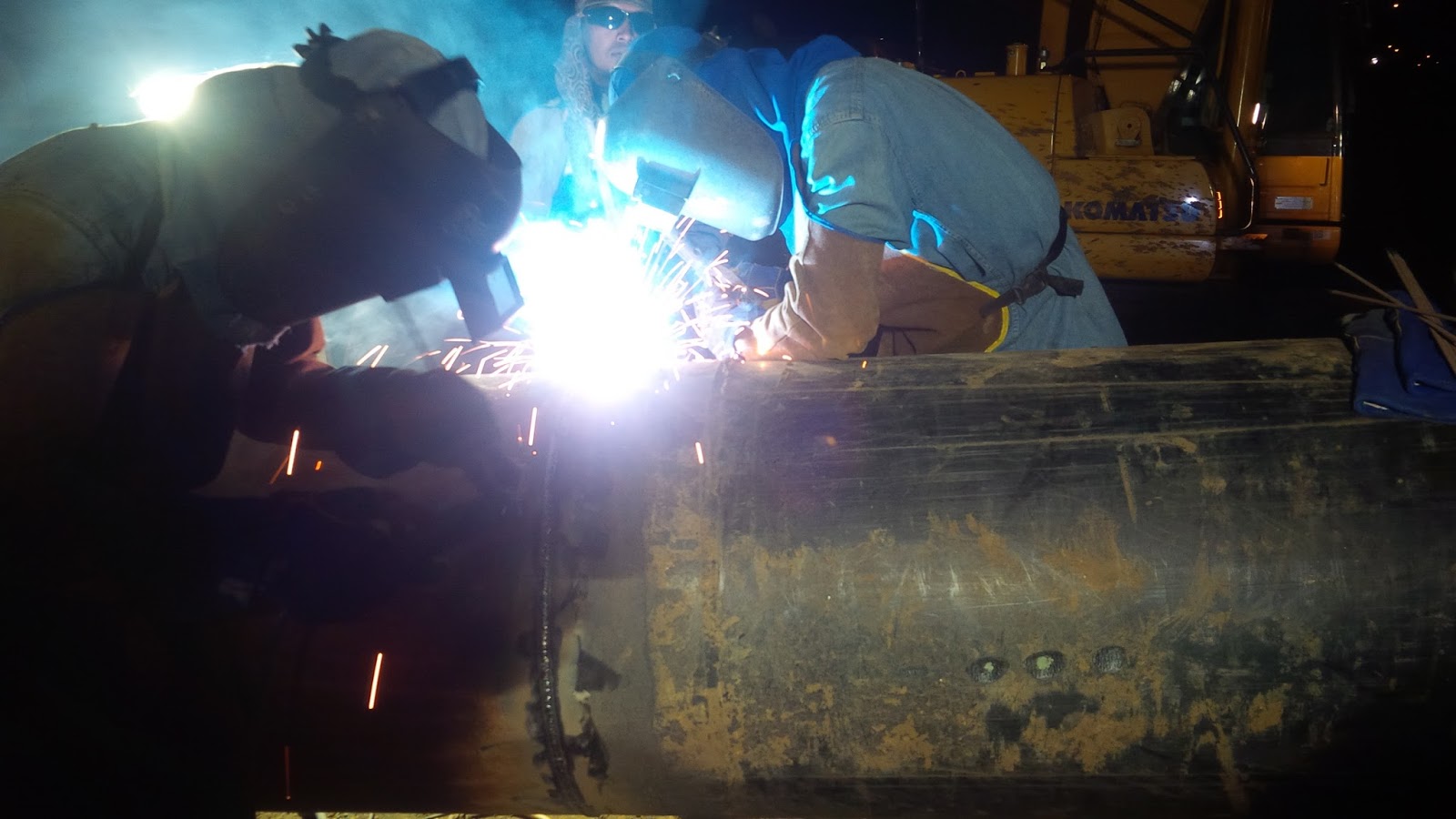 MUARA KARANG GAS PIPELINE PROJECT: Fabrikasi Golden Joint KP-15 Plumpang