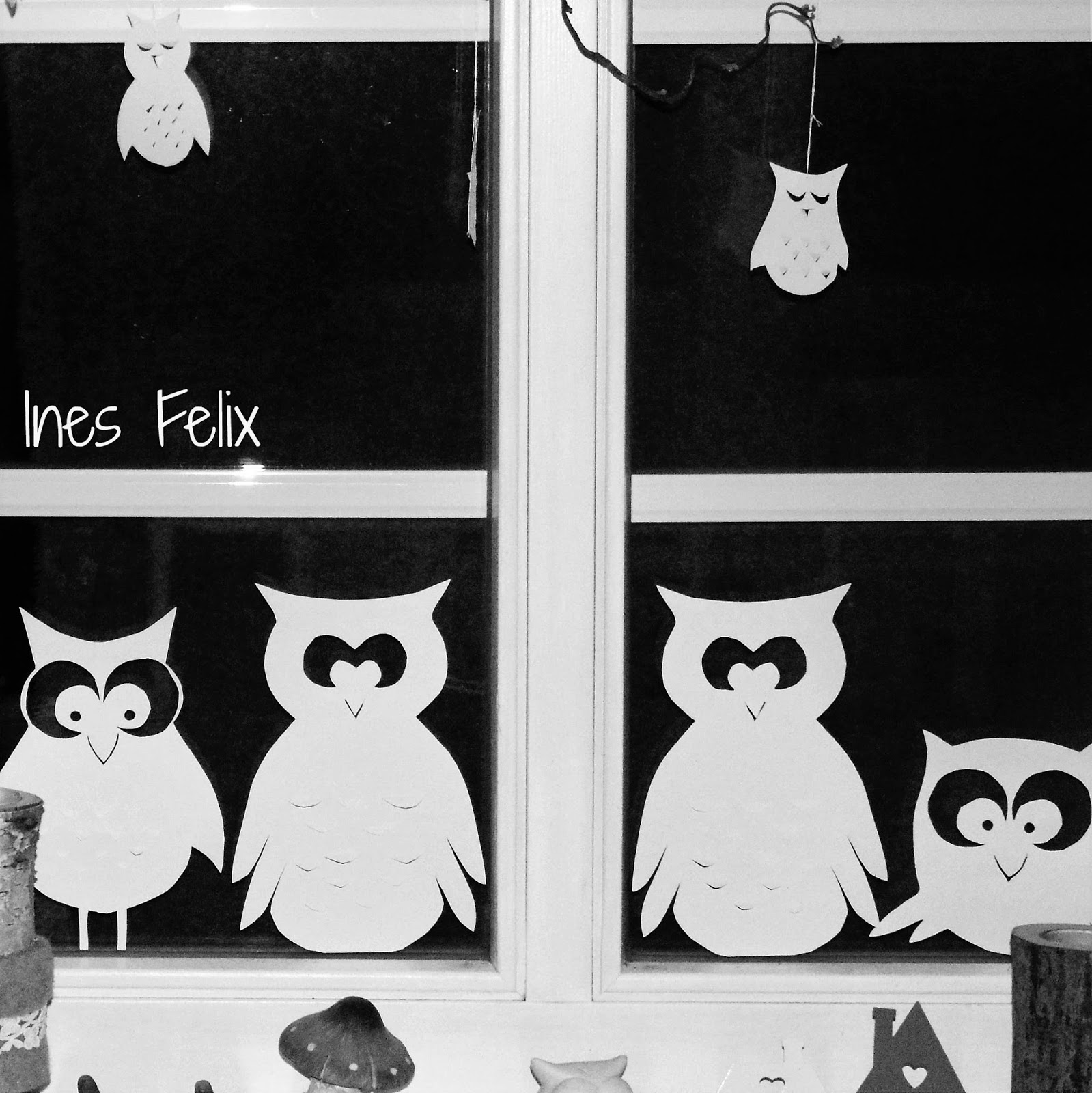Ines Felix Kreatives zum Nachmachen Eulen am Fenster