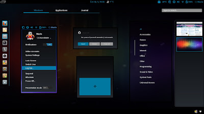Android 4.0 ICS Inspired GNOME Shell Theme