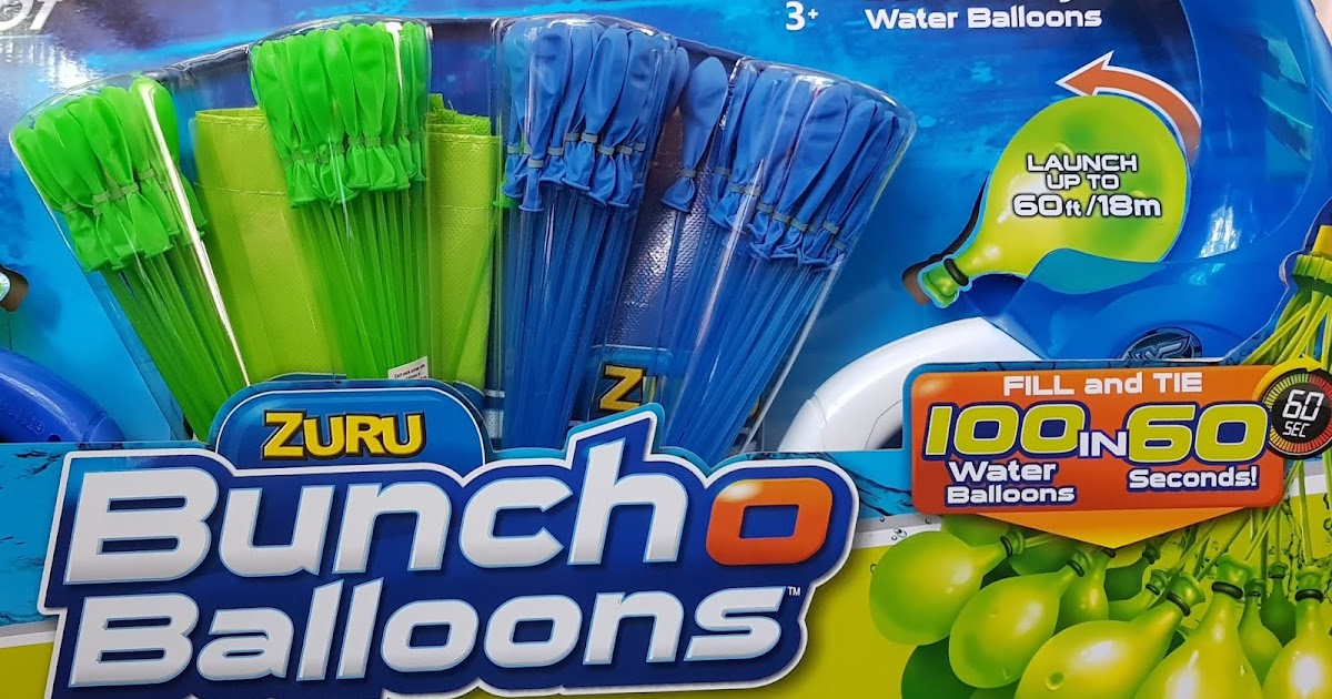 Zuru Bunch O Balloons -100 Water Balloons Free Shipping 3Pack-Assorted Colors 