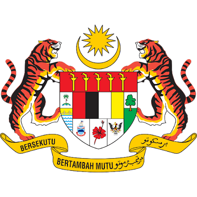Logo Gambar Lambang Simbol Negara Malaysia PNG JPG ukuran 400 px