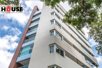Apartamento de 70m² de Área privativa, 2 dormitórios sendo uma suíte com sacada. Apartamento com Sacada, Churrasqueira e Suíte - Água Verde