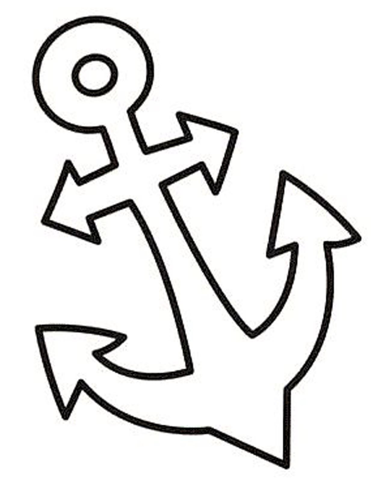 Ankern Ausmalbilder - Anker - kiddimalseite - Ausmalbild anker