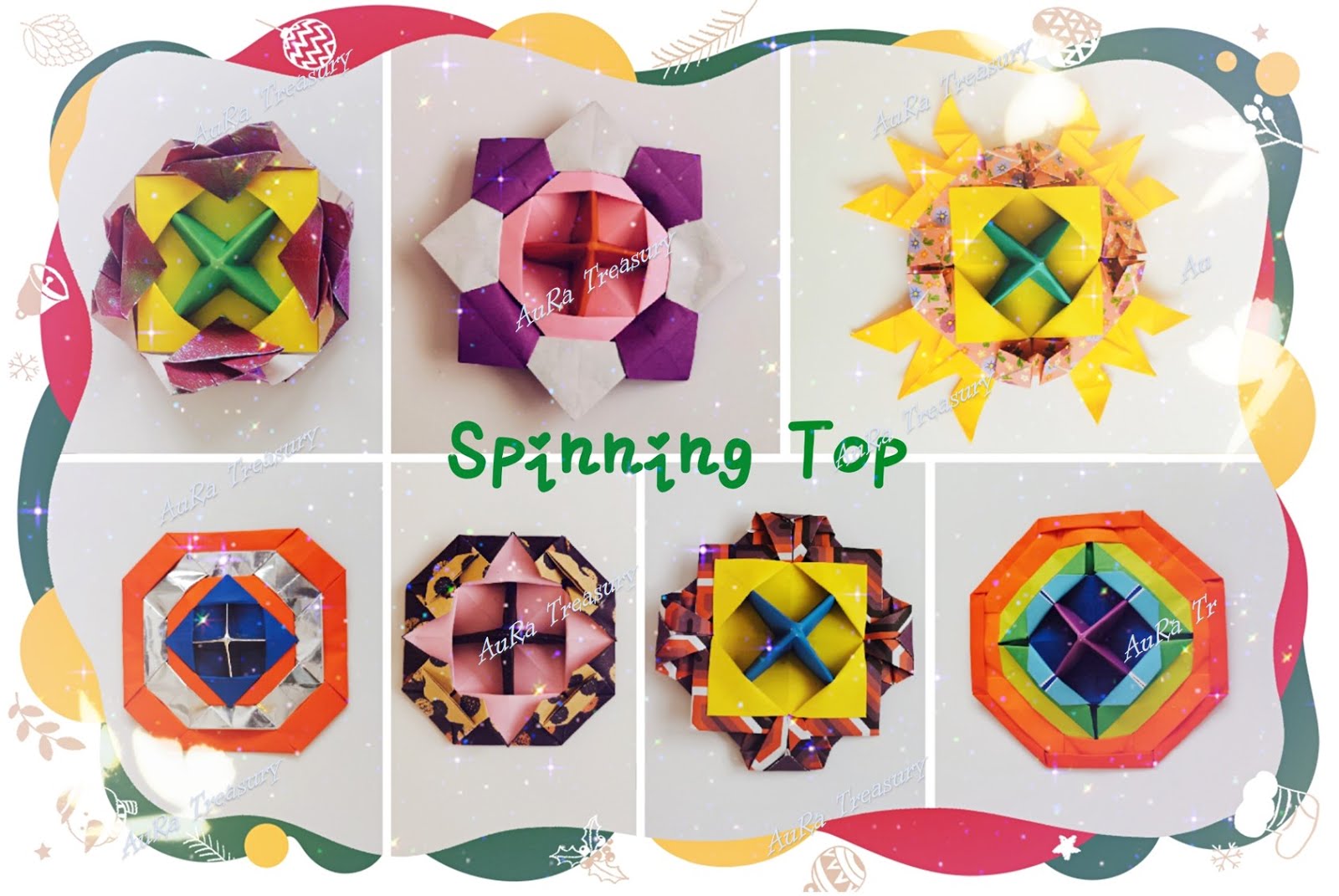 Tutorial: Origami Spinning Top