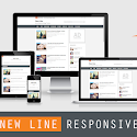 New Line Responsive Blogger Template 2016