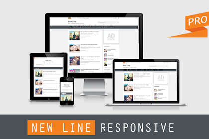 New Line Responsive Blogger Template 2016