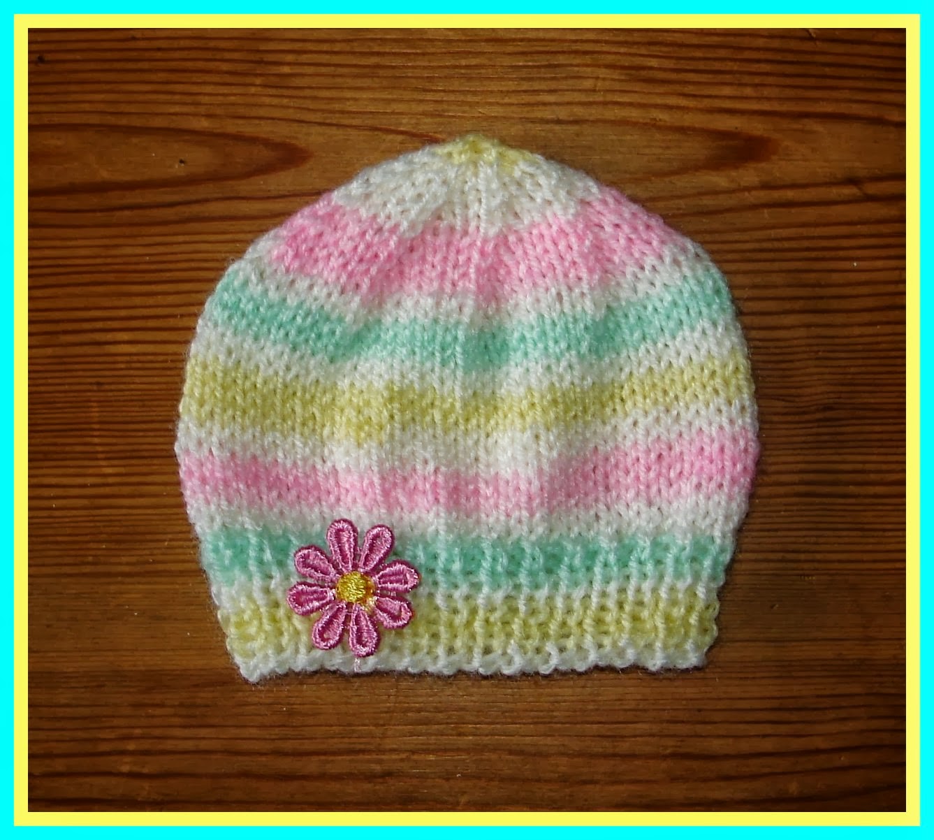 Marianna's Lazy Daisy Days Candystripe Knitted Baby Hats
