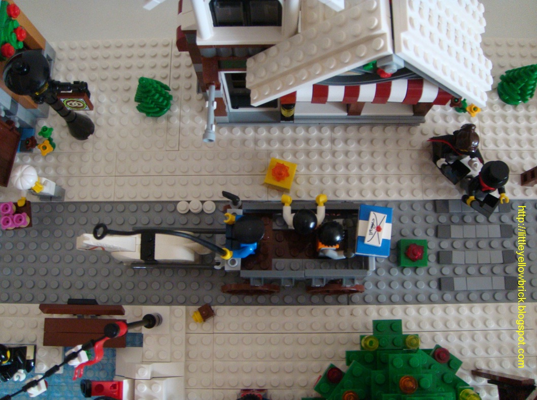 Lego christmas village winter buildings modular layout display sets scene town combining legos building architecture tumblr minecraft arranging mine job Little Yellow Brick - A Lego Blog: Lego Christmas Winter Wonderland