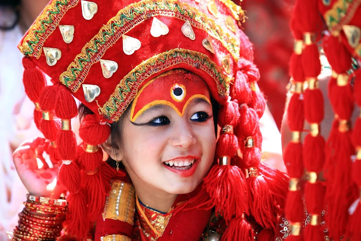 Nepal is also home to the living goddess Kumari