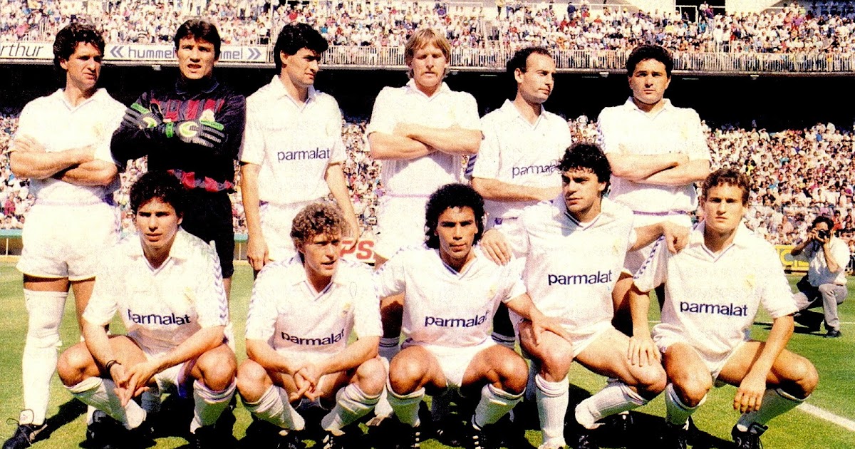 REAL MADRID contra Español de Barcelona 11/06/1989 Campeón de Liga y