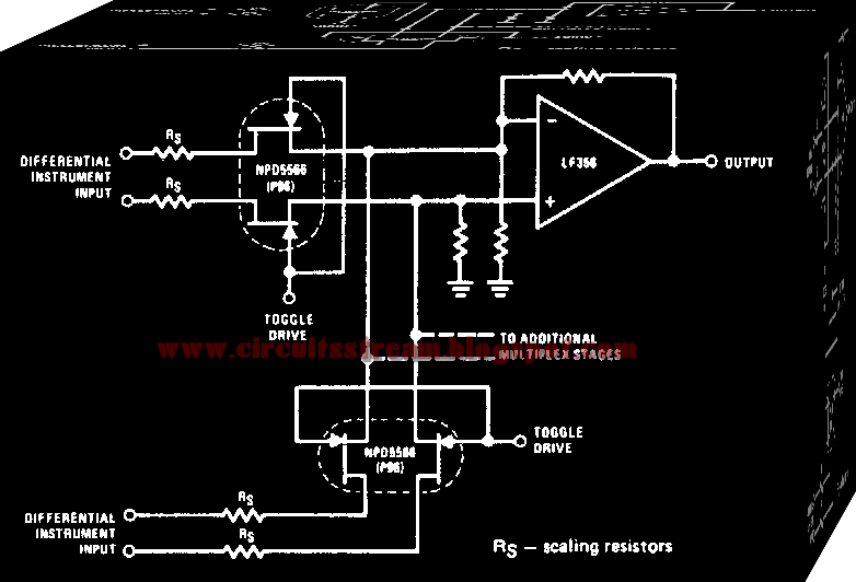 Differential Analog Switch Circuit Diagram | Electronic Circuit